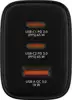 Verbatim GaN Essentials zidni punjač 65W, 2× USB-C i 1× USB-A, crni