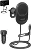 Anker MagGo Wireless Car Charger with Built-in USB-C Cable, 15W