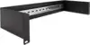 Delock 19” DIN rail Panel 2U black