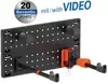 Transmedia Bike wall mount vertical horizontal, Tire width up to 45 mm, load up to 30 kg
