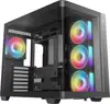 Case DeepCool CG530U 4F, ATX, Midi-Tower, ARGB, Curved glass, Black