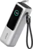 Anker Powerbank 25000 mAh with built-in USB-C cable, 165W, silver