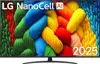 TV LG 65NANO81A3A 165.1cm (65"), NanoCell, 4K UHD Smart TV, webOS