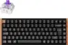 Keychron K2 HE (black/holz, DE-Layout, Gateron Double-Rail Magnetic Nebula, Aluminiumrahmen)