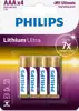 Philips Lithium ultra baterije AAA, 4 komada