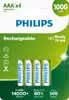 Philips punjive baterije AAA, 4 komada, 1000 mAh