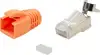 Modularni utikač RJ45 Cat.6A/7 STP prolazni, s kab. uvodnicom i pregibnicom, za kabel AWG23, pak. 10 kom.