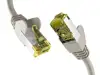 S/FTP prespojni kabel Cat.6a LSZH Cu AWG27, sivi, 10,0 m