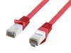 U/UTP prespojni kabel Cat.6 LSZH CCA AWG24, crveni, 0,25 m