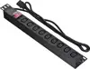 Alantec PZ010 power extension 1.8 m 9 AC outlet(s) Indoor Black