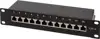 STP prespojni panel Cat.6, 12-Port, 10" 1U, crni (RAL 9005)