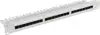Patch panel Lanberg 24-portni 1U 19" Cat.5e UTP s organizatorom kabela, sivi, PPU5-1124-S