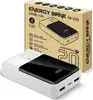 Powerbank 20 000mAh, 2x USB, 1x USB-C 22,5W, QC4+, LCD screen, white