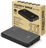 Powerbank 10 000mAh, 1x USB, 2x USB-C, 20W, QC4+, LCD screen, black