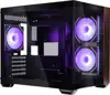 Cooler Master Elite 481 Wood - MT - micro ATX - Seitenteil mit Fenster (gehärtetes Glas)