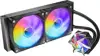 AZZA vodeno hlađenje AiO 240mm HEX ARGB CPU hladnjak crni
