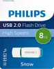 STICK Philips USB 2.0 8GB Snow Edition Spring Green