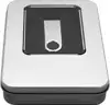 STICK MediaRange Aluminium-Box Aufbewahrung von USB Sticks silber