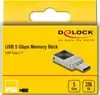 STICK KAB DELOCK Mini USB 5 Gbps USB-C Speicherstick 256GB - Metallgehuse