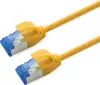 Roline S/FTP (PiMF) Data Center mrežni kabel, Cat.6A (Class EA), slim, LSOH, tangle free, 1.5m, žuti
