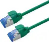 Roline S/FTP (PiMF) Data Center mrežni kabel, Cat.6A (Class EA), slim, LSOH, tangle free, 0.5m, zeleni