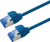 Roline S/FTP (PiMF) Data Center mrežni kabel, Cat.6A (Class EA), slim, LSOH, tangle free, 0.3m, plavi